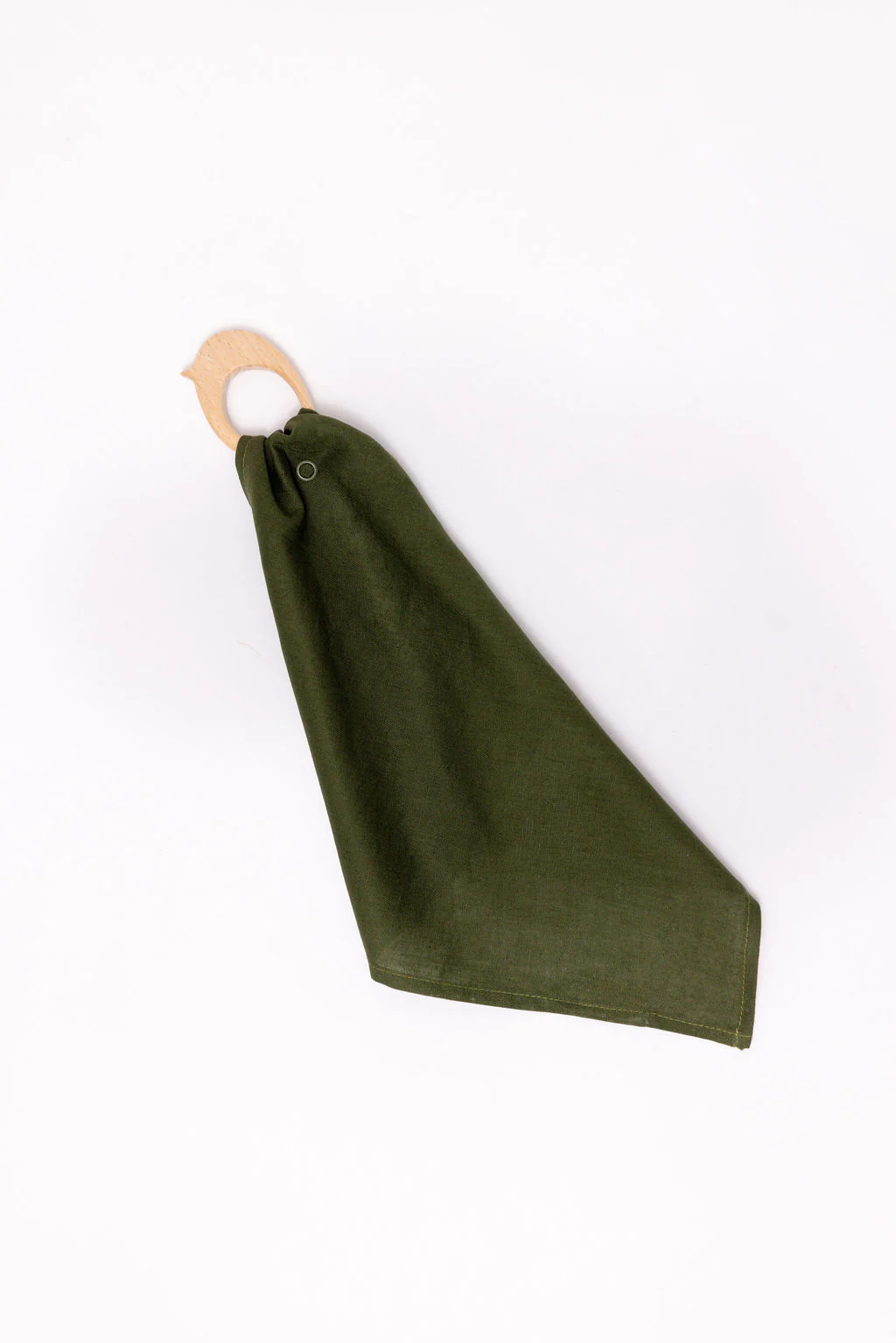 Bushwren - Linen + Maple Ring Teether