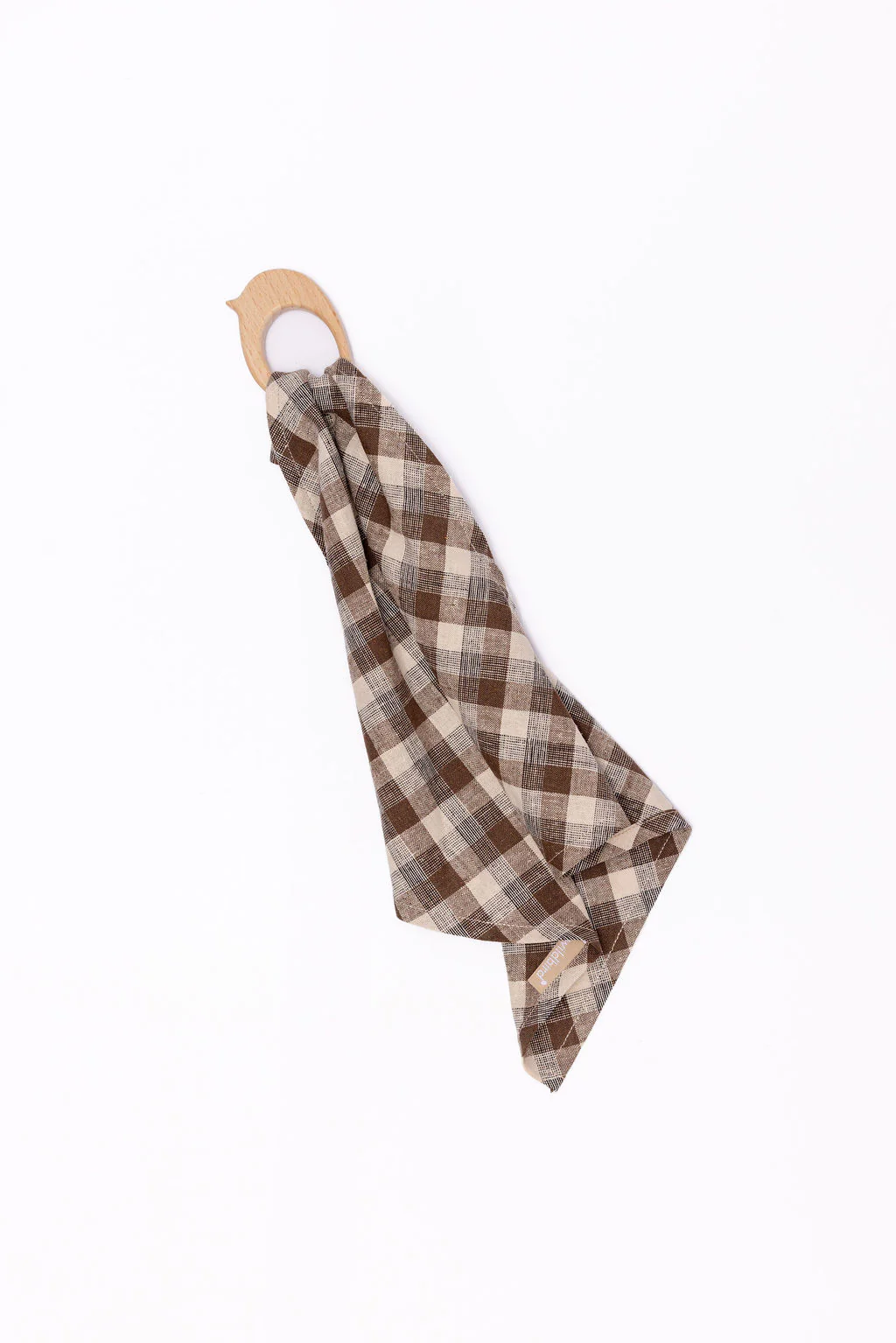 Murphy - Linen + Maple Ring Teether